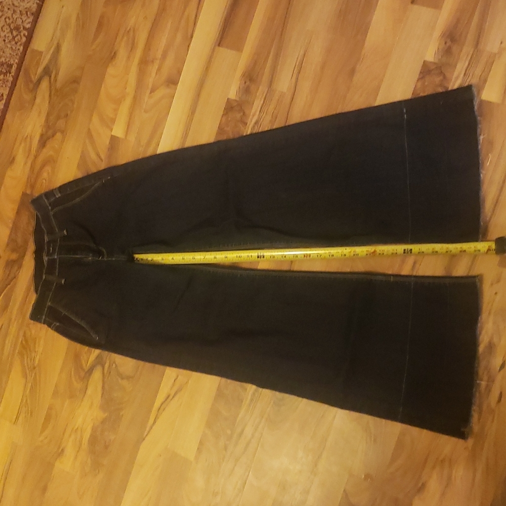 7 for all mankind trousers - unhemmed